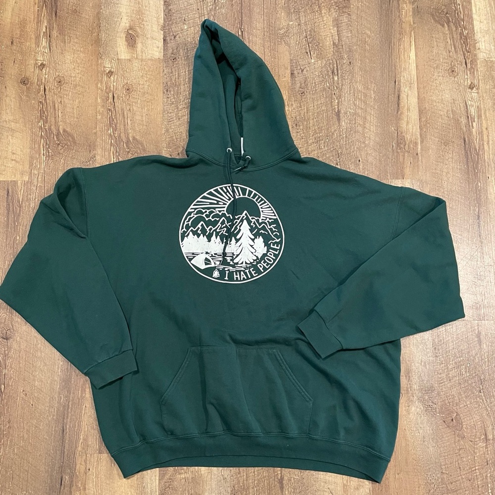 I hate people hoodie